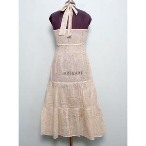 Robe longue d'été élégante pour femme, style streetwear, sexy, pour soirée, avec dos nu, sans manches, taille naturelle, design raffiné - Product Image 5