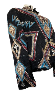 Chaqueta Premium de Estilo Western para Mujer, Ropa de Competición Ecuestre para Vaqueras y Rodeo - Product Image 4