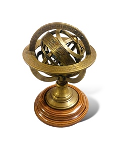 Handmade Brass Magnetic Floating World Globe Rotating <b>Illuminated</b> Desktop Decor Educational Graduation Gift - Product Image 3