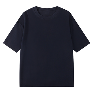 T-shirt pour homme en coton léger, col rond, décontracté, confortable, toucher doux, pour usage quotidien, vêtements de mode américains, vente en gros, style personnalisé - Product Image 2