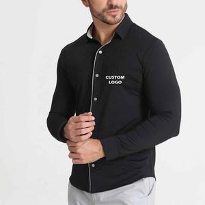 Suéter de Manga Larga Tejido 100% Poliéster UPF 50 Cortavientos de Verano para Hombre, Camisas Extra Grandes con Estampado por Sublimación - Product Image 1