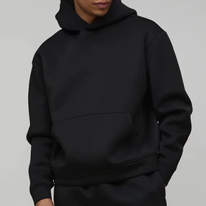 Fabricante OEM de Conjuntos de Sudadera con Capucha y Pantalones Deportivos para Hombre, Personalizables, de Gran Tamaño, Proveedor de Fábrica de Trajes Deportivos Lisos - Product Image 2