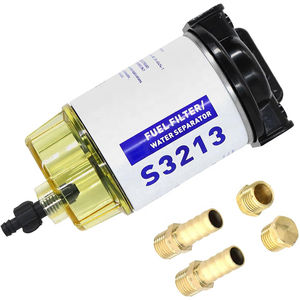 Nouvel ensemble filtre à carburant séparateur d'eau S3213 pour moteur hors-bord Mercury Suzuki >6L avec élément filtrant à base de bol transparent - Product Image 3