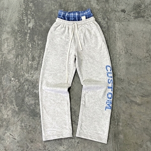 Custom Winter Casual Solid Hooded Tracksuit Men Women Blank Heavyweight Cotton Fleece <b>Sweatshirt</b> Jogger Pants Two Piece <b>Gym</b> - Product Image 3