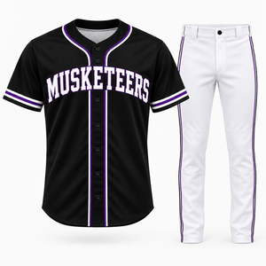 Uniformes de Béisbol y Sóftbol Personalizados con Impresión, Conjunto de Uniformes con Nombre y Número del Equipo, Jersey de Béisbol con Transferencia Térmica - Product Image 2