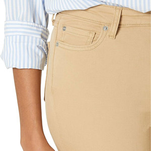 Pantalon en jean à jambes larges pour femmes, coupe décontractée, tissu respirant et doux, collection de vêtements décontractés et urbains pour tous les jours - Product Image 5