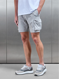 Pantalones Cortos Cargo para Hombre, Ligeros, Elásticos, de Nailon, Tácticos, Utilitarios, Cintura Elástica, Secado Rápido, Casuales, para Exteriores - Product Image 3