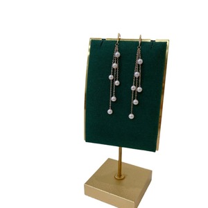 New G18k Gold Dangle <b>Earrings</b> 6-7mm Natural <b>Pearl</b> and 8-9mm True Multi Hemp with <b>Grey</b> Tassel Adjustable Temperament - Product Image 5