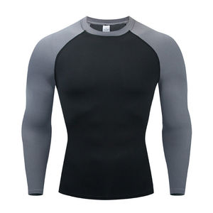 <b>Mens</b> Fitness <b>Compression</b> <b>Shirt</b> Quick Dry Breathable Sportswear <b>Shirt</b> Slim Fit Running Exercise Workout Clothing - Product Image 6