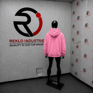 Sudadera con capucha rosa lavada de gran tamaño con cremallera completa, estilo vintage streetwear, corte holgado, con bolsillos delanteros dobles con parche. - Product Image 4