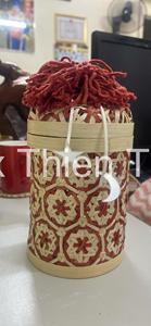 Panier en bambou artisanal moderne pour la célébration de Gergean, idéal pour les enfants, cadeau et solution de rangement pour le Ramadan 2027, OEM ODM - Product Image 3