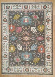 Tapis d'appoint rectangulaire en laine noué à la main, motif floral oriental, écologique, adapté aux animaux domestiques, à poils moyens, résistant aux taches, pour chambre et voiture - Product Image 3