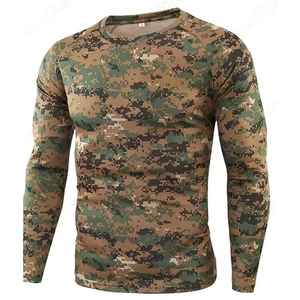 Chemise de chasse d'été sur mesure à motif camouflage pour hommes/femmes, en toile respirante, service OEM, haute qualité, imprimé animal - Product Image 1