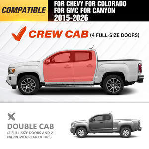 Estribos de Acero Reforzado de Alta Calidad OEM para Chevy Colorado, GMC Canyon, Silverado y <span class=keywords><strong>Ram</strong></span> 1500 (2015-2026), Antideslizantes y Fáciles de Instalar - Product Image 2