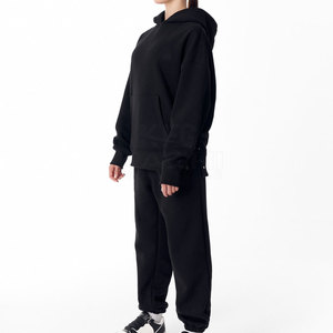 Vêtements décontractés confortables pour le printemps, style de vie actif, survêtement pour femmes, taille ample, 100% coton, haut à manches longues, cordon de serrage - Product Image 6