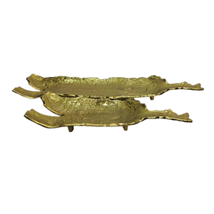 Bandejas Decorativas para Servir Nueces, Galletas y Bocadillos, Acabado en Color Dorado Antiguo, Precio Económico, Decoración para Bodas, Bandeja Dorada para Mesa - Product Image 6