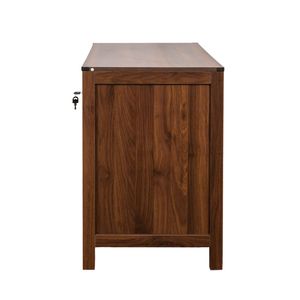 Archivador de 2 Cajones Estilo Rústico con Cerradura para Oficina en Casa - Product Image 6