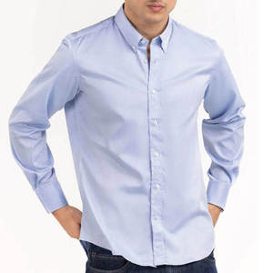 Men's <b>Half</b> Sleeve Business Dress <b>Shirt</b> Single <b>Button</b> Turn-down Collar Cotton Poplin Fabric Anti-UV Embroidered Custom Brand - Product Image 5