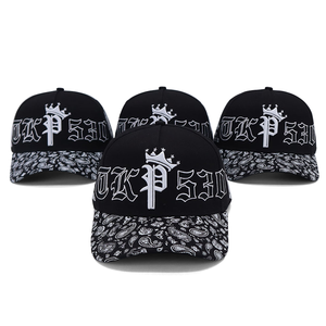 Gorra de Béisbol Deportiva Impermeable Bordada Unisex de 5 Paneles, Personalizada al por Mayor, de Tela de Algodón, Talla Ajustable, Visera Plana - Product Image 2