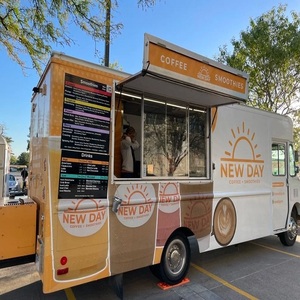 Mobile Coffee Food Truck Serving Fresh Brewed Espresso Cappuccino Latte And Iced Coffee Perfect For Events Street Service - Product Image 4