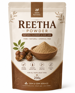 Poudre de Reetha 100% Naturelle Qualité Cosmétique Fine 250g Poudre de Noix de Savon Broyée Soigneusement Traitées Texture Lisse Vente en Gros - Product Image 1