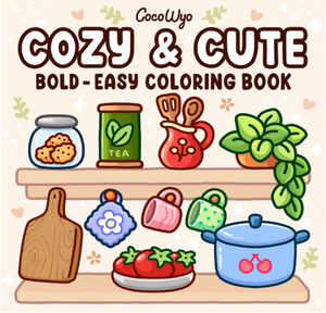 Acogedor y Adorable: Libro para Colorear para Adultos y Adolescentes, Diseños Audaces y Fáciles (Suministro al por Mayor) - Product Image 2