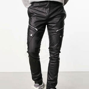 Pantalones de cuero ligeros para hombre, los más vendidos, en oferta, para uso casual, de primera calidad. - Product Image 4