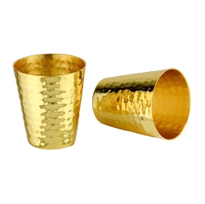 Superior Copper Water Glass Handmade Tumbler Ayurvedic Wellness Vessel Elegant Kitchen Dining Durable Metal <b>Drinkware</b> - Product Image 2