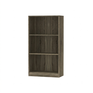 Librero Abierto de 3 Niveles FURNIZONE 1716 de Alta Calidad, Mueble de Madera Moderno para Sala de Estar, Color Gris Oscuro - Product Image 2
