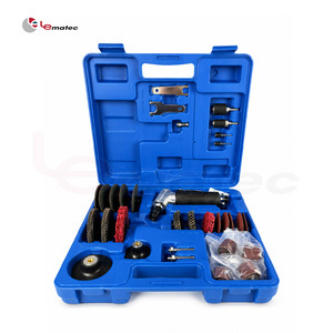 Kit de meuleuse pneumatique sans engrenages de luxe, outil de meulage pneumatique haute vitesse pour le polissage et la finition des métaux - Product Image 1