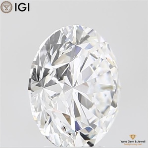 Diamante CVD Cultivado en Laboratorio, Corte Redondo de 5.00 Quilates, 10.86 mm, con Certificado IGI, Color F, Claridad VVS1, Perfecto para un Solitario Moderno - Product Image 5