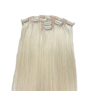 Vente chaude 100% Vietnam Raw Virgin Remy Extensions de cheveux humains Deep Body Wave Yaki Styles Clip-In Liste de prix de gros Aligner - Product Image 2