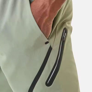 Customize Men's Summer Shorts <b>Set</b> 100% Cotton Terry Fabric Quick Dry Gym Jogging Wear Slim Fit Shirt and Shorts for Men - Product Image 3