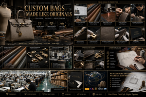 Sac fourre-tout de luxe en cuir personnalisé, fabrication OEM ODM, étiquette privée, usine de production pour activités promotionnelles - Product Image 1
