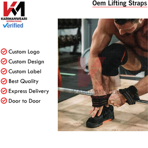 Durable Gym Weightlifting Straps Men Women Wrist Support Deadlift <b>Training</b> Manufacturer - Product Image 5