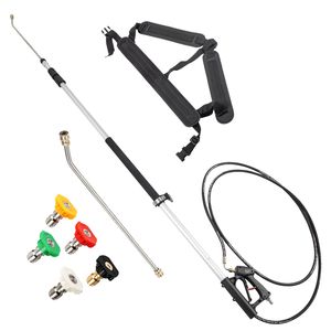 Lancia Telescopica per Idropulitrice, Lunghezza Massima 18 piedi, Regolabile, 4000 PSI, 9 GPM, Strumento 5N per Lavaggio Efficiente - Product Image 1
