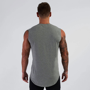 <b>Men's</b> <b>White</b> Sleeveless Tank Top O-Neck Solid Knitted Casual <b>Vest</b> For Daily Wear - Product Image 6