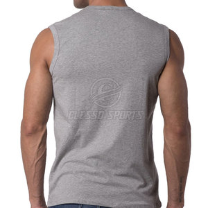 T-shirts sans manches avec logo personnalisé, t-shirts sans manches sur mesure, t-shirts sans manches grandes tailles, prix de gros - Product Image 4