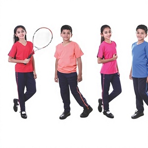 เสื้อแบดมินตันและฟุตบอลเด็กแบบ unisex ราคาสมเหตุสมผล บริการ OEM ผลิตจากโพลีเอสเตอร์/คอตตอน คุณภาพดีเยี่ยม นุ่ม สบาย - Product Image 6