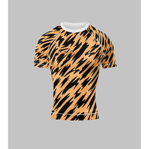 Custom Sublimation Rash Guard Long Sleeve Compression Shirt for Men OEM Sportswear - Product Image 6