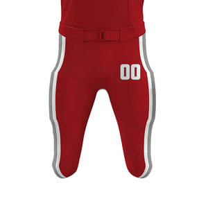 OEM Hot Selling Custom <b>Heat</b>-Transfer Printed American Football Uniform Professional Team Wear Short Sleeves Football Uniform Set - Product Image 6