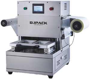 DJT-270G <span class=keywords><strong>de</strong></span> bureau Type gaz rinçage flux d'air remplacement pneumatique conduit atmosphère modifiée emballage Film plateau Machine à sceller - Product Image 1