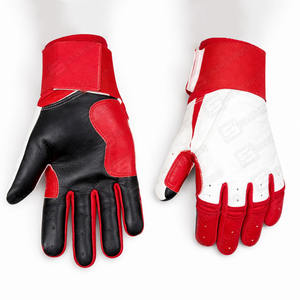 Prix de gros Gants de frappeur de baseball sur mesure Gants de frappeur de style sportif professionnel Combinaison de couleurs unique Gants de frappeur à manchette longue - Product Image 2