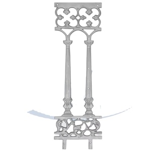 Modern Sand Mould Heavy Duty Cast Iron Grill Balcony Super Shot Blast Finish Durable Balcony Stair Railing Panel Garden Gate... - Product Image 1