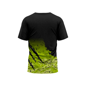 Camiseta de Algodón Extra Grande para Hombre, Personalizable, Ropa Deportiva al por Mayor, Lisa, Informal, Negra y Blanca con Patrón Sólido - Product Image 4