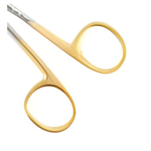 กรรไกรตัดลวดทางทันตกรรมแบบโค้งครึ่งวงกลม ด้ามจับสีทอง ใช้ได้ทั่วไป - Product Image 2