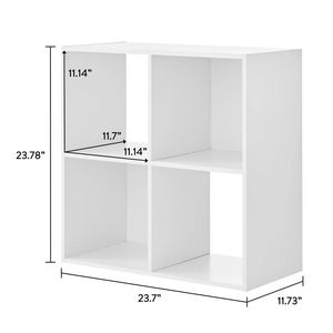Organizzatore con 4 cubi portaoggetti bianco - Product Image 5