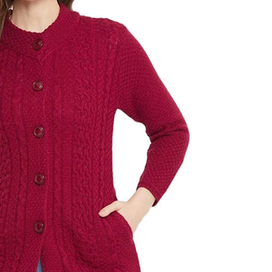 Prix raisonnable, bonne qualité, tricot confortable, écologique, cardigan vintage à boutons pour femme, printemps - Product Image 6