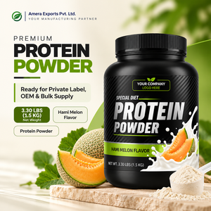Proteína de Suero de Leche en Polvo de Marca Privada, Sabor Melón Hami, Fabricante de Suplementos Deportivos con Marca Personalizada OEM ODM - Product Image 2