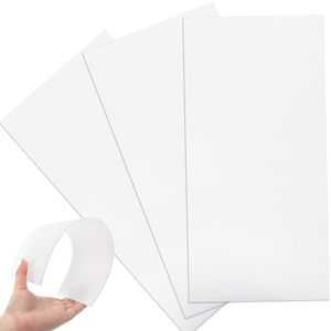 Paquete de 3 Láminas de PTFE Virgen Blancas Resistentes al Calor para Tableros de Plástico Teflón, Tableros Reutilizables Gruesos - Product Image 1